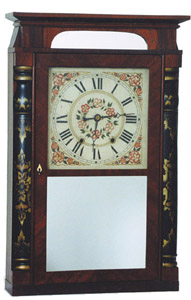Hopkins & Alfred column clock, ca1832. — Antique Clocks Price Guide