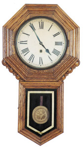 New Haven Clock Co. long drop, "Erie", ca 1911. — Antique Clocks Price Guide