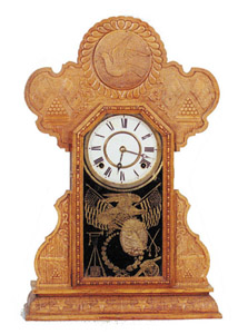 E. Ingraham "Peace" kitchen clock, ca 1899. — Antique Clocks Price Guide