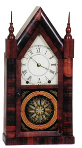 Crosby & Vosburgh steeple clock, ca. 1860. — Antique Clocks Price Guide