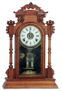 Ansonia Clock Co. parlor clock, "Carlos", ca 1880. — Antique Clocks Price Guide