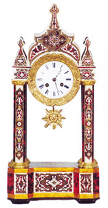 French portico or 4 column empire clock. — Antique Clocks Price Guide
