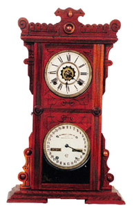 Waterbury Clock Co., "Calendar No. 44", ca 1891. — Antique Clocks Price Guide