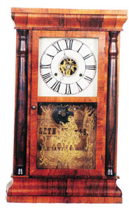 Seth Thomas "Rosewood Column", ca 1863. — Antique Clocks Price Guide