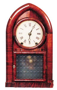 Brewster & Ingrahams beehive gothic shelf clock — Antique Clocks Price Guide
