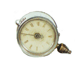 Car Clock, nickel plated. — Antique Clocks Price Guide