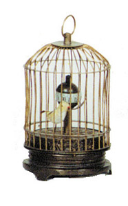 German Bird Cage clock, — Antique Clocks Price Guide