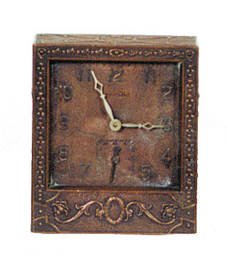 Ansonia Clock Co. square alarm clock. — Antique Clocks Price Guide