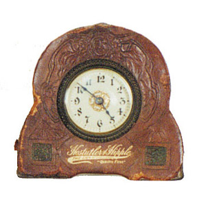 Advertising clock for "Hastutler & Hipple", clothes. — Antique Clocks Price Guide