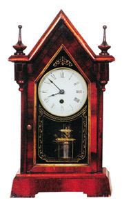 Jerome & Co.One Day Dolphin, Time Piece steeple clock — Antique Clocks Price Guide