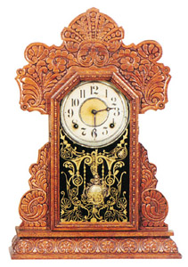 The E. Ingraham Co wood kitchen clock "Keuka", ca 1915. — Antique Clocks Price Guide
