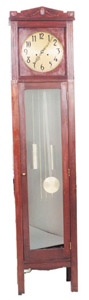 Monitor Clock Works longcase clock, ca. 1900-1930 — Antique Clocks Price Guide