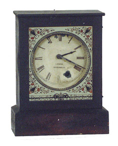Chauncey Jerome shelf clock, 30 hour, time only "upside-down" movement. — Antique Clocks Price Guide