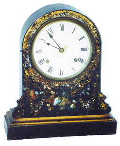 Chauncey Jerome, New Haven papier mache case shelf clock — Antique Clocks Price Guide