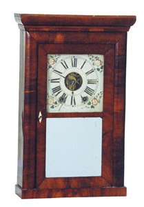 E. C. Brewster & Co. miniature roundside case clock — Antique Clocks Price Guide
