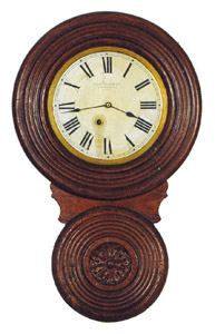 Baird Clock Co. figure eight wall clock — Antique Clocks Price Guide
