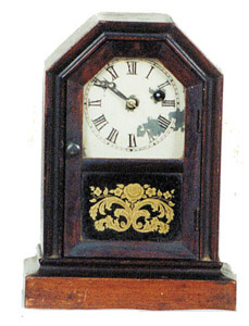 Atkins Clock Co. miniature cottage clock — Antique Clocks Price Guide