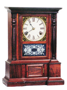 "Atkins Clock Co., Bristol, Conn", the "London" model, ca 1855-1859. — Antique Clocks Price Guide