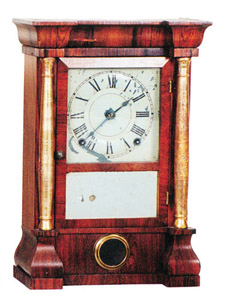 Seth Thomas mantle clock, "Column", ca 1863. — Antique Clocks Price Guide