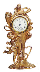 Jennings Bros. novelty clock — Antique Clocks Price Guide