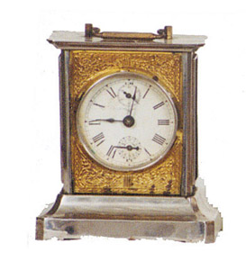 Mauthe musical carriage clock, ca 1925. — Antique Clocks Price Guide