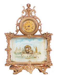 Novelty clock, probably sold at the "Pan American Exposition, Buffalo, N.Y.". — Antique Clocks Price Guide