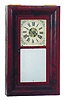 Atkins & Porter, Bristol, Conn., ca 1840-1846. 30 hour ogee clock, brass movement signed.