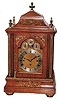 Winterhalter & Hoffmeyer Victorian Oak, Chiming Bracket Clock, ca 1890.