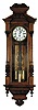 Vienna regulator, ca 1860-1875. 3 weight, unsigned,