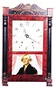 Hopkins & Alfred column and splat clock