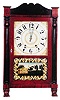 Mark Leavenworth & Co. column and splat clock, ca 1829-1834.