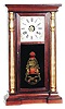S. C. Spring column clock, ca 1864-1868