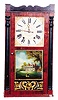 Boardman & Wells column and splat clock, ca 1832-1837.