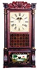 Birge, Mallory & Co. column and splat clock, ca 1837-1843.