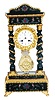 French Portico clock