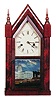 E.N.Welch Mfg. Co. "Sharp Gothic" steeple clock, ca 1864.