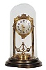 Platform anniversary clock, signed only "KC & Co. Germany", on the dial.