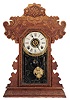 E. Ingraham Clock Co., oak kitchen clock, "Klondike" model