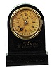 The Terry Clock Co., Waterbury, Conn., ca 1873. Rare calendar model in their iron cased series. 8 day time only, model No. 134.