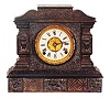Sessions Clock Co. iron clock, "Asia".