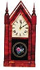 "C. Boardman, also by J.A.Wells, Bristol, ConnUS", steeple clock, ca 1834-1843.