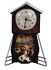 "Lucky Ranger" jumping horse and rider, clock, manufactured by Household Necessities, Chicago, about 1952.
