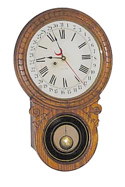 Seth Thomas wall clock, drop, calendar. — Antique Clocks Price Guide