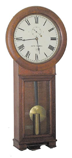 Seth Thomas Clock Co. wall clock, "Regulator No.2", ca 1913. — Antique Clocks Price Guide