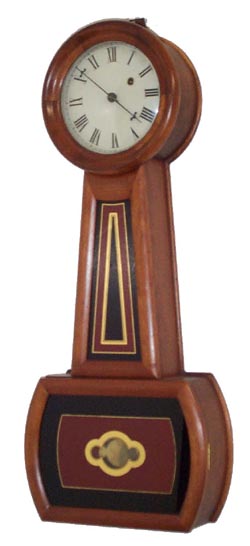 A modern reproduction of the very early Howard "Regulator No. 5", banjo clock, ca 1990's. — Antique Clocks Price Guide