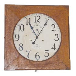 Ansonia Clock Co. hanging clock, "Fulton", ca 1914. — Antique Clocks Price Guide