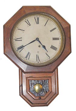 Seth Thomas Clock Co. "12 Inch Drop Octagon", ca 1881. — Antique Clocks Price Guide