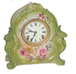 Ansonia Clock Co., Royal Bonn stamped, "LaCharny", ca 1904. — Antique Clocks Price Guide
