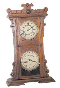 Waterbury Clock Co., "Calendar No. 44", ca 1891. — Antique Clocks Price Guide