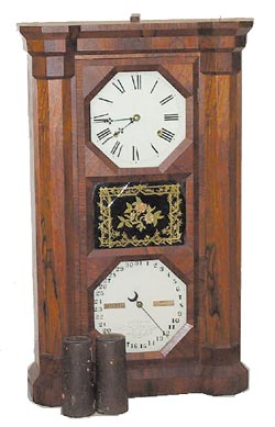 Seth Thomas Clock Co., "8 Day Parlor Calendar", ca 1863. — Antique Clocks Price Guide
